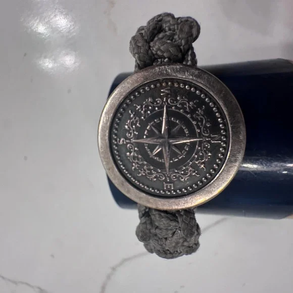 Silver Compass Bracelet - Picture 6 of 6